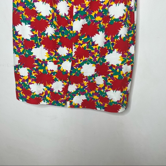 ESCADA BY MARGARETHA LEY Matching Two Piece Floral Cotton Skirt Set - Picture 10 of 11